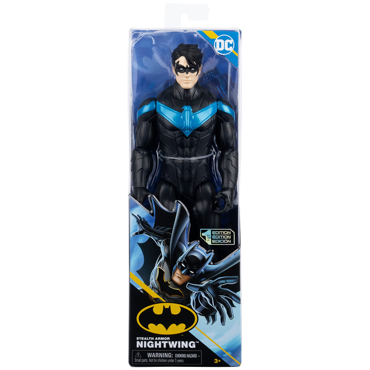 Dc Comics: Spin Master - Batman - Personaggio Knightwing Pack Tech In Scala 30 Cm;