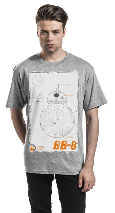 Star Wars: The Force Awakens - Bb-8 Manual (Unisex T-Shirt Size S);