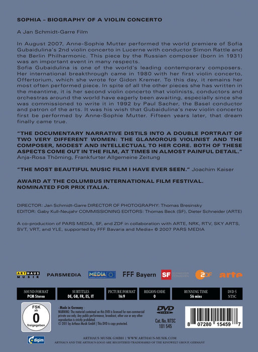 Sophia: Biography Of A Violin Concerto;
