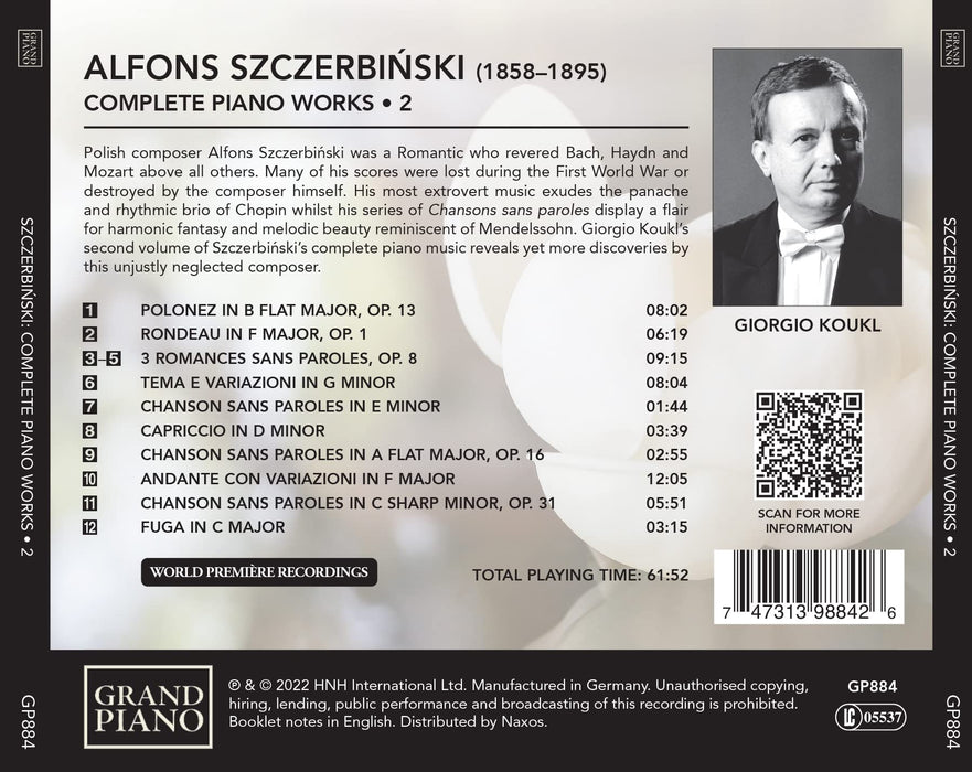 Alfons Szczerbinski - Complete Piano Works, Vol. 2;