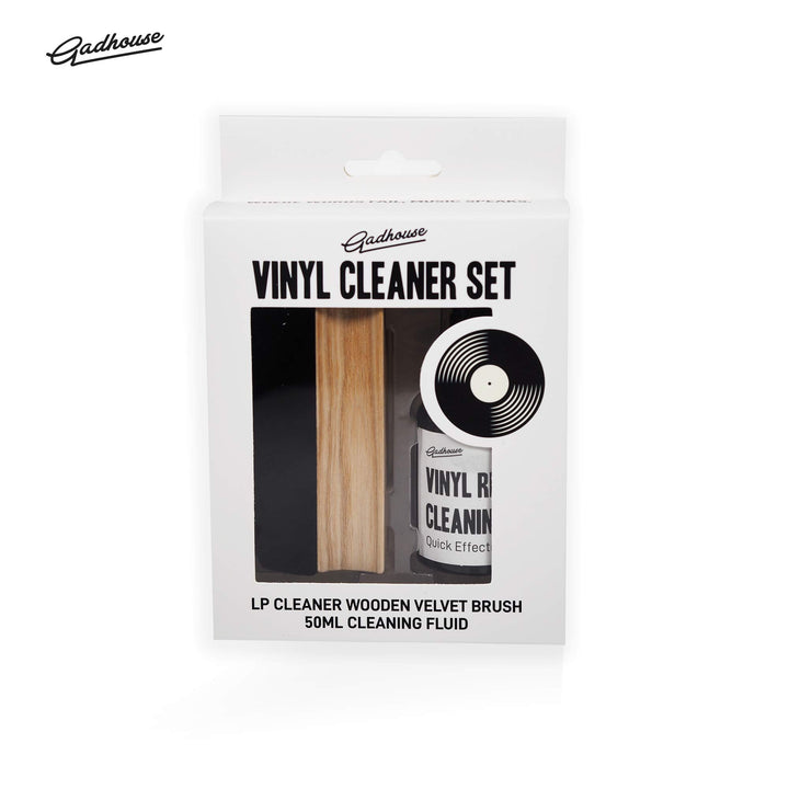 Gadhouse: Vinyl Cleaner Set (Spazzolina Legno-Velluto + 50Ml Spray Liquido Anti Statico);