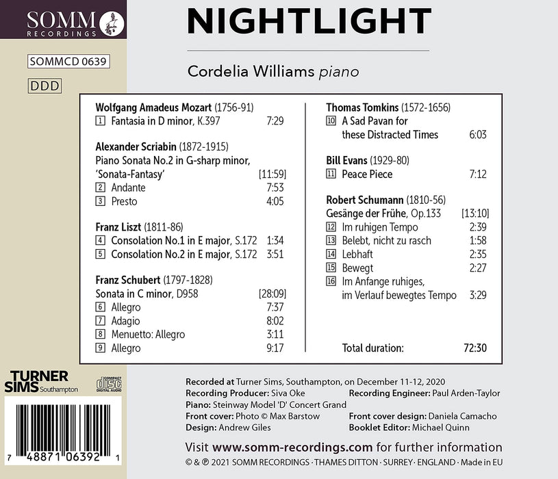 Cordelia Williams: Nightlight;