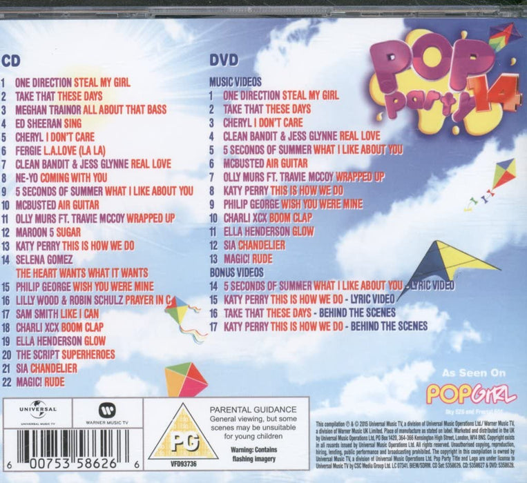Pop Party 14 / Various (Cd+Dvd);