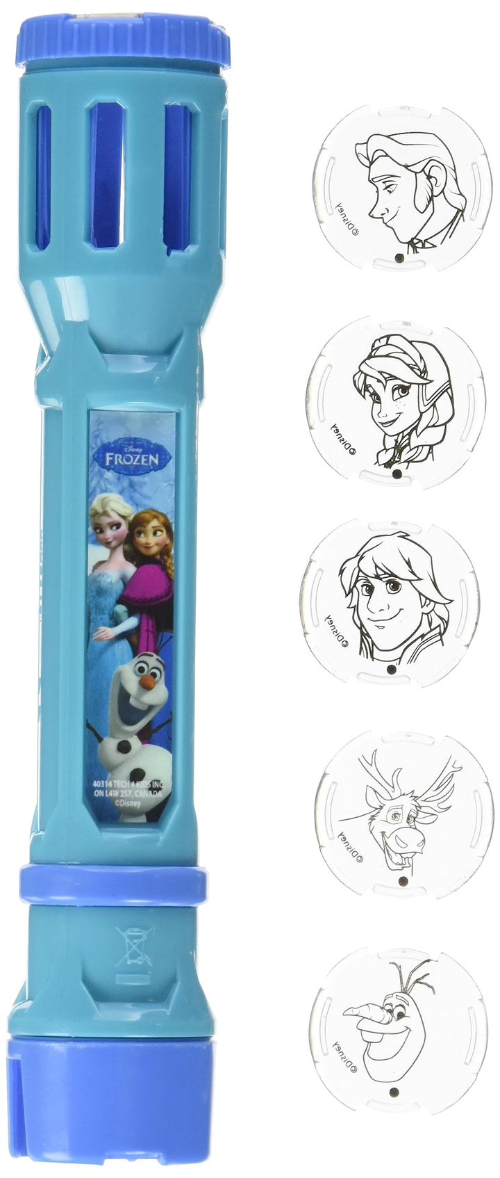 Disney: Joy Toy - Frozen (Torcia Con Proiezione 6 Lenti Intercambiabili);