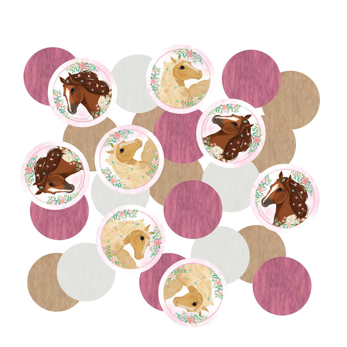 Amscan: Confetti Beautiful Horses Paper 14 G Q. Confetti 14 Gr Cavallo - Beautyful Horses;