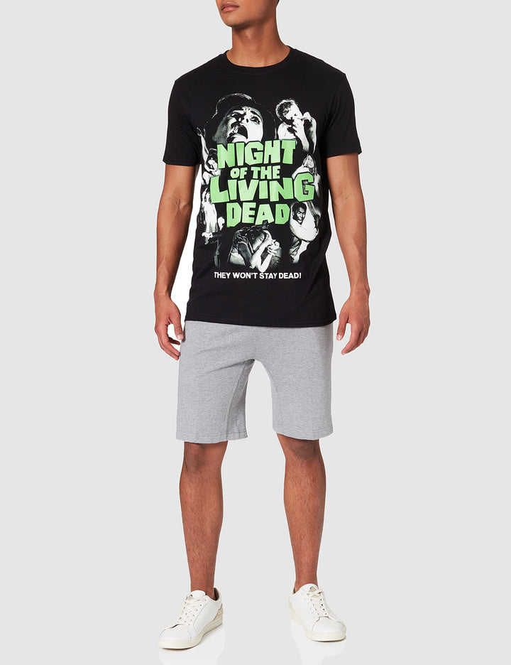 Night Of The Living Dead: Poster (T-Shirt Unisex Tg. M);