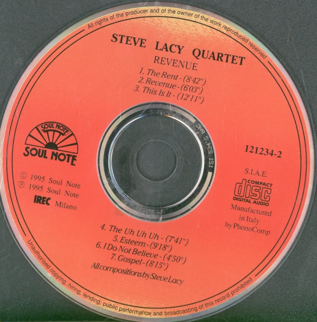 Steve Lacy Quartet - Revenue;