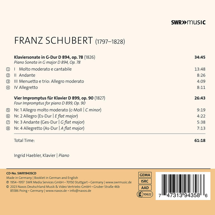 Haebler,Ingrid - Ingrid Haebler Spielt Schubert;