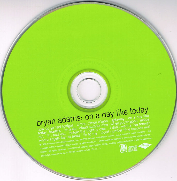 Bryan Adams - On A Day Like Today;