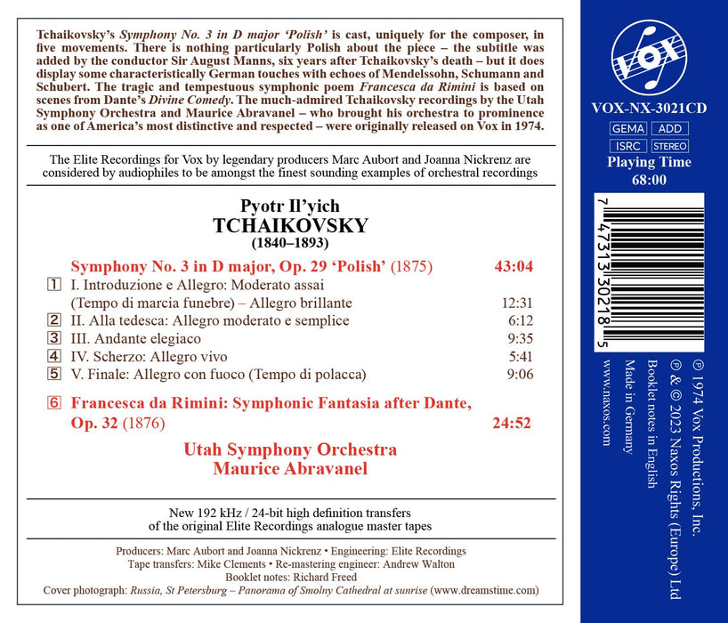 Peter Tschaikowski - Symphony No. 3 - Polish;