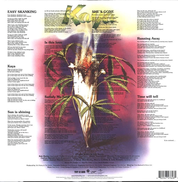 Bob Marley & The Wailers - Kaya;