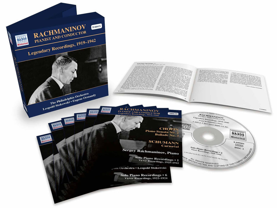 Rachmaninov: Pianist And Conductor - Legendary Recordings 1919-1942 (9 Cd);