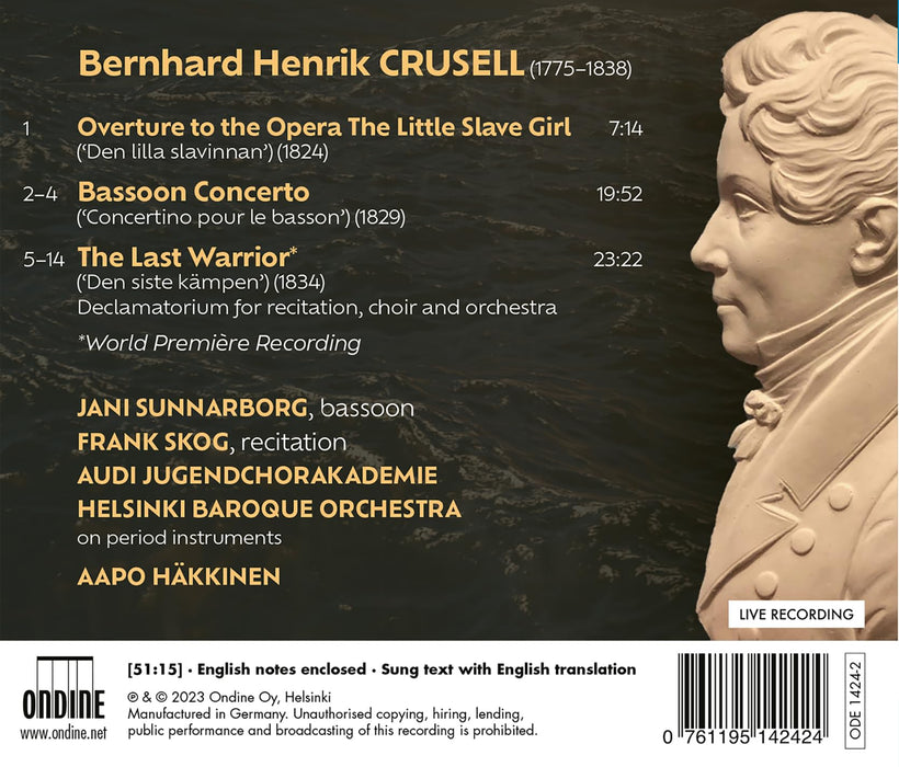 Sunnarborg/Hakkinen/Helsinki Baroque Orchestra - The Last Warrior;