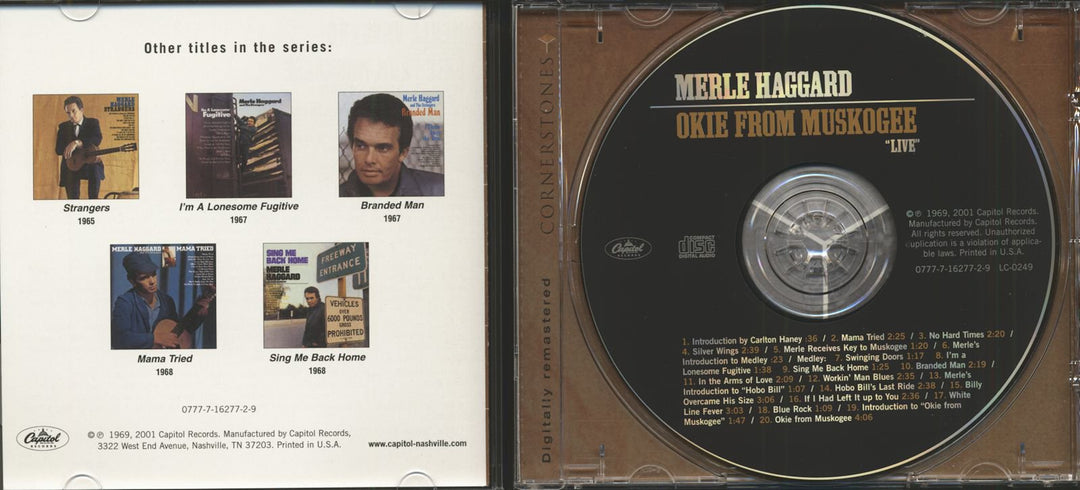 Merle Haggard - Okie From Muskogee: Live;