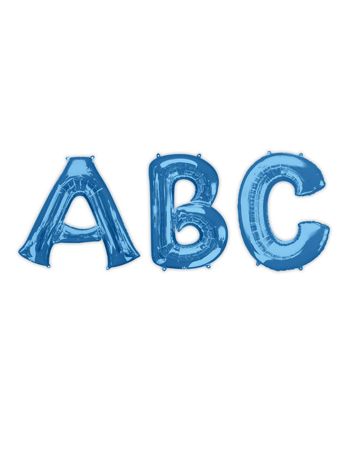 Anagram: Supershape Letter X Blue Foil Balloon P50 Packed 68 X 88 Cm;