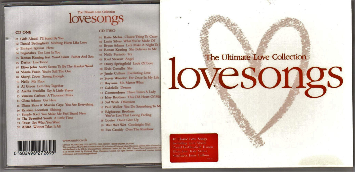 Love Songs - The Ultimate Love Collection / Various (2 Cd);