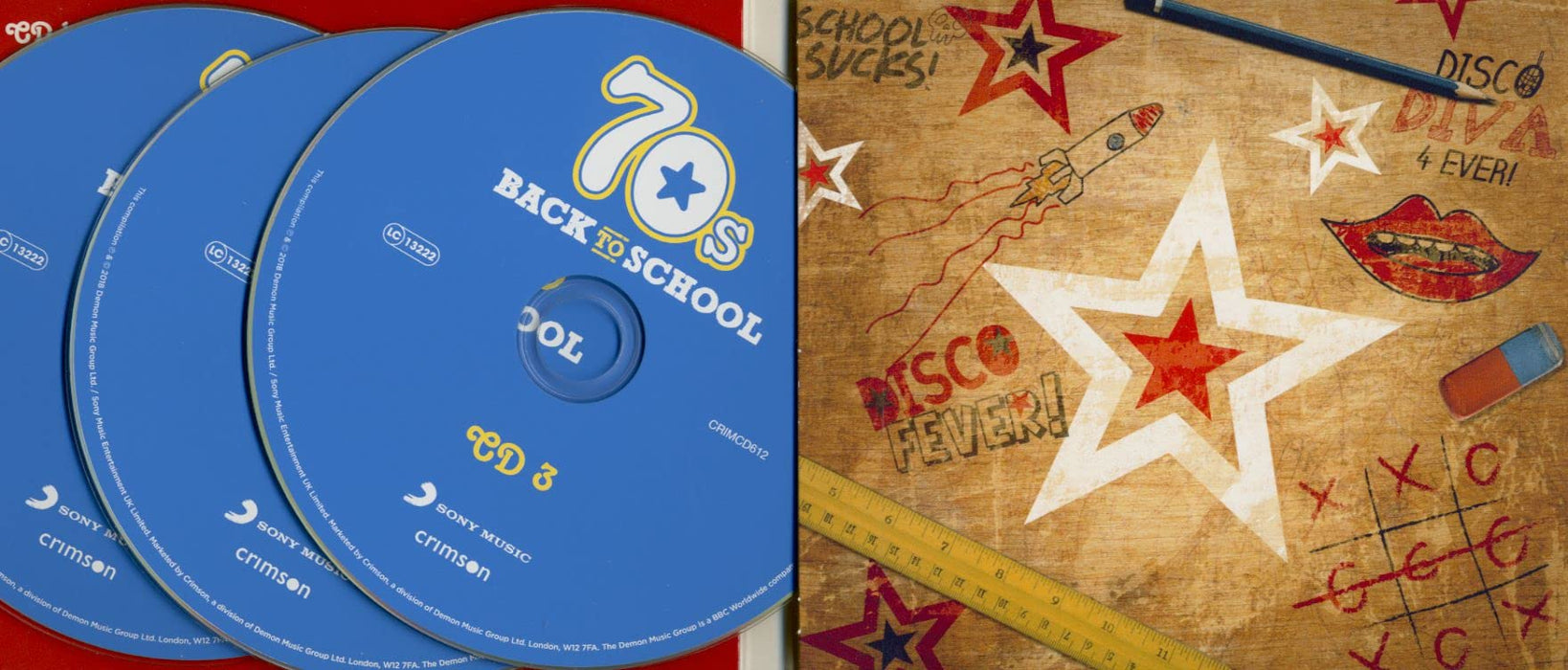 70s Back To School / Various (3 Cd);