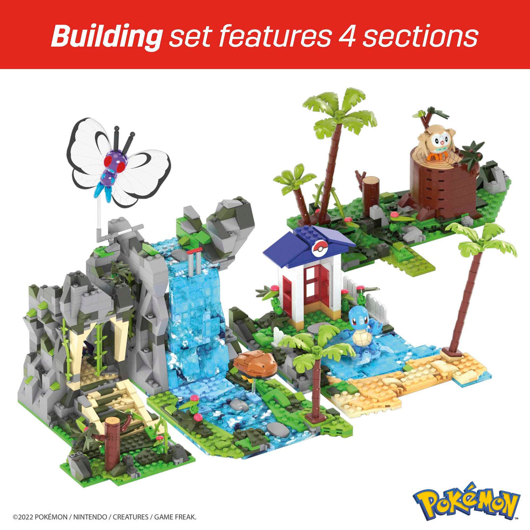 Pokemon: Mattel - Mega Adventure Builder - Spedizione Nella Giungla;