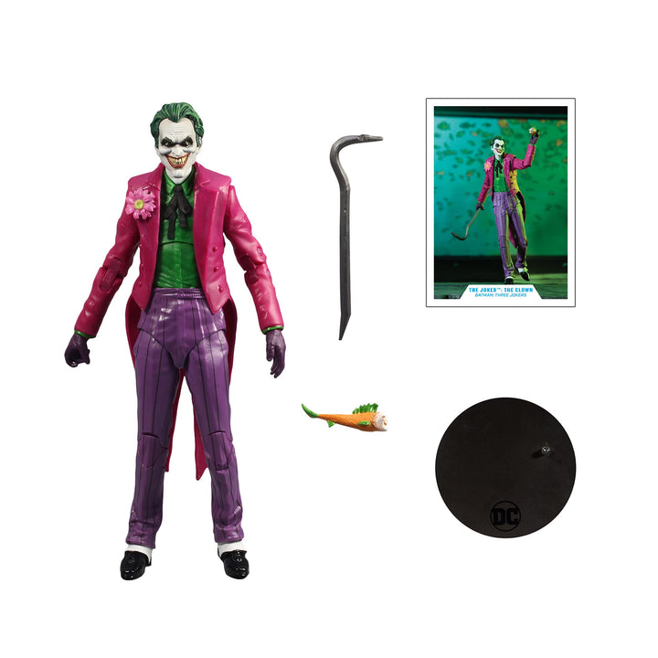 Dc Comics: McFarlane Toys - Figure The Joker Clown Figurine;