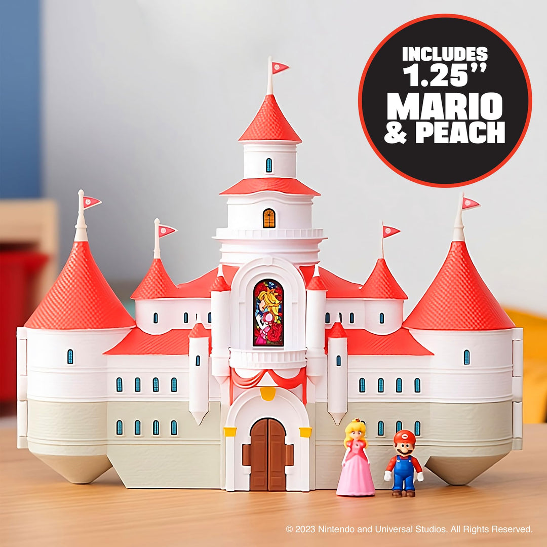 Nintendo: Jakks - Super Mario - Mini Deluxe Playset (Castello Giocattolo);