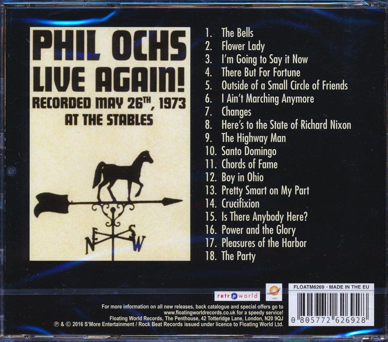 Phil Ochs - Live Again;