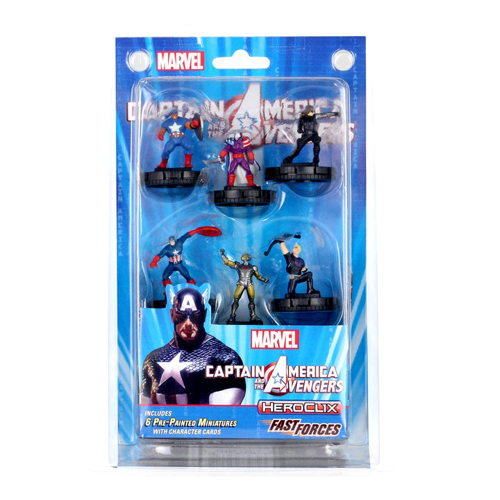 Marvel: WizKids - Hero Clix - Captain America & Avengers Fast Forces;