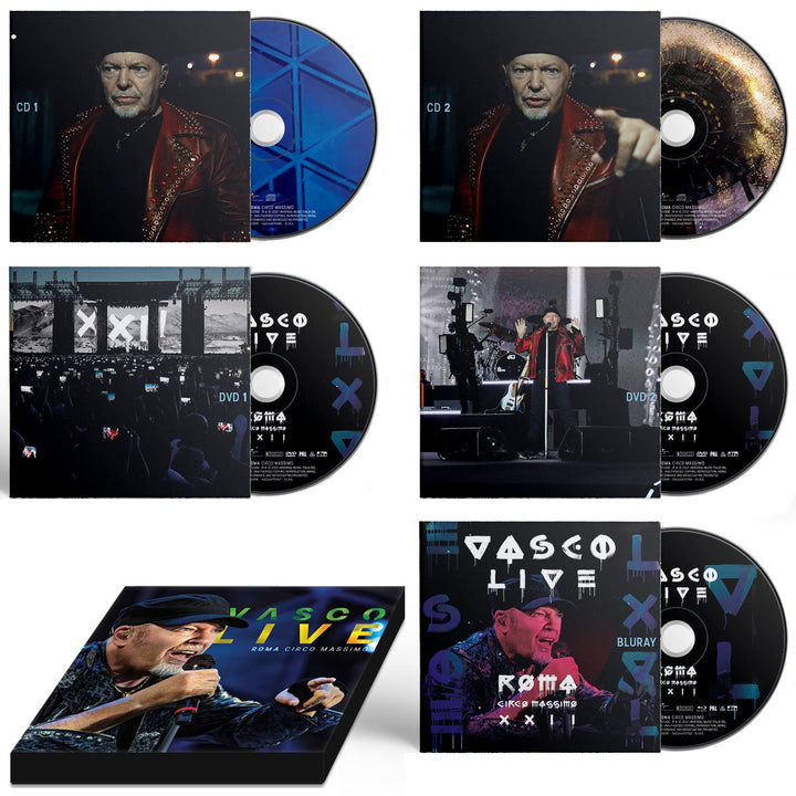 Vasco Rossi - Vasco Live Roma Circo Massimo (2 Cd+2 Dvd+Blu-Ray);