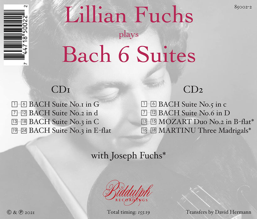 Johann Sebastian Bach - 6 Suites Bwv 1007-1012 (2 Cd);