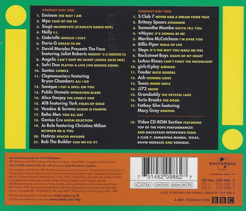 Top Of The Pops 2001 - 1 (2 CDs);