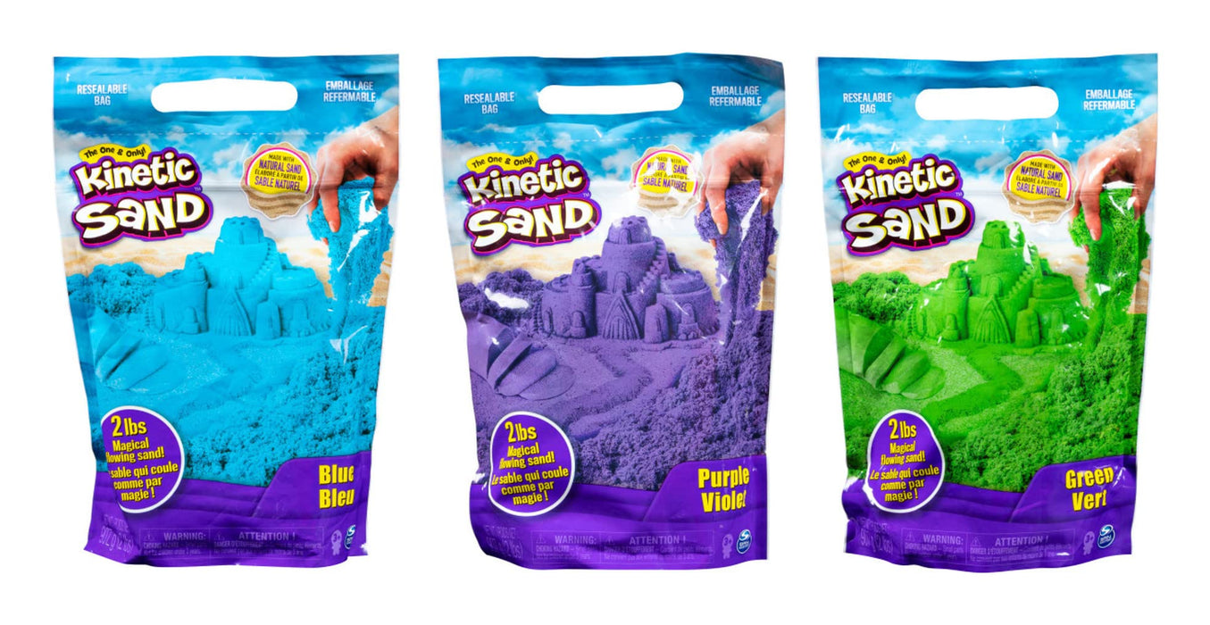 Kinetic Sand: Spin Master - Sacchetto Sabbie Colorate (Assortimento);