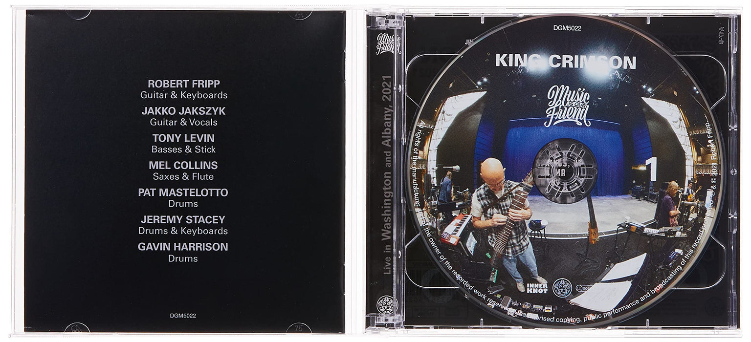 King Crimson - Music Is Our Friend (Live In Washington & Albany 2021) (2 Cd);