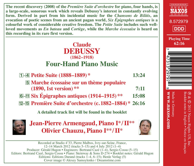 Claude Debussy - Opere Per Pianoforte A Quattro Mani;