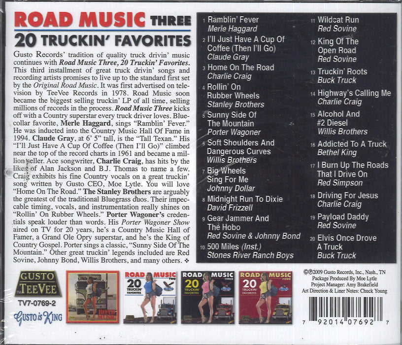Road Music 3: 20 Truckin' Favorites;