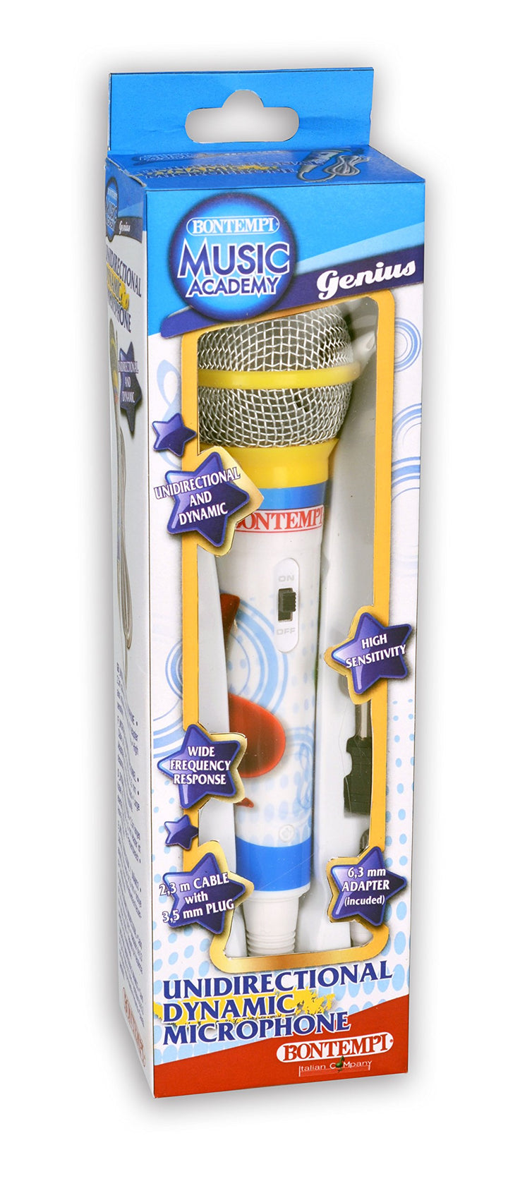 Bontempi 49 0005 - Toy Band Star - Microfono Karaoke Dinamico;