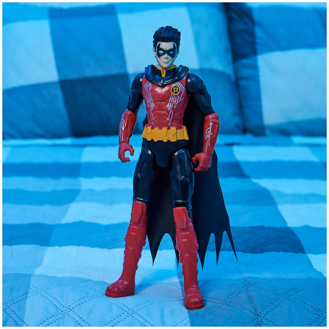 Dc Comics: Spin Master - Batman - Personaggio Robin Tech In Scala 30 Cm;