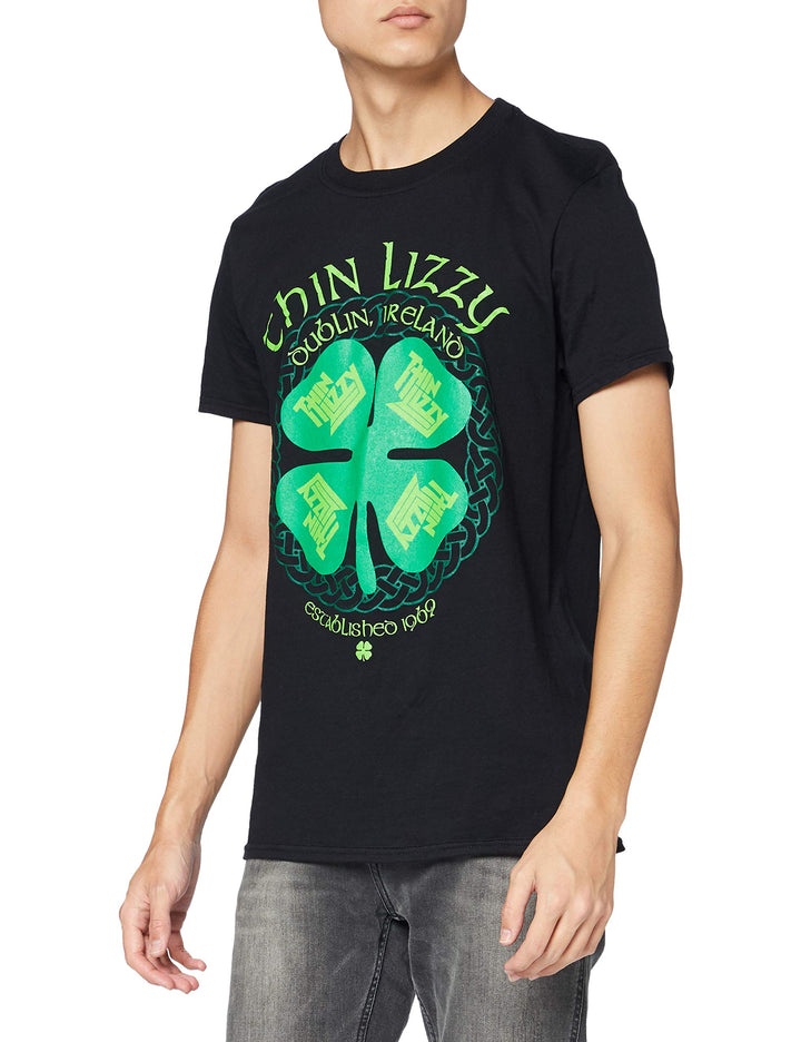 Thin Lizzy: Four Leaf Clover (T-Shirt Unisex Tg. M);