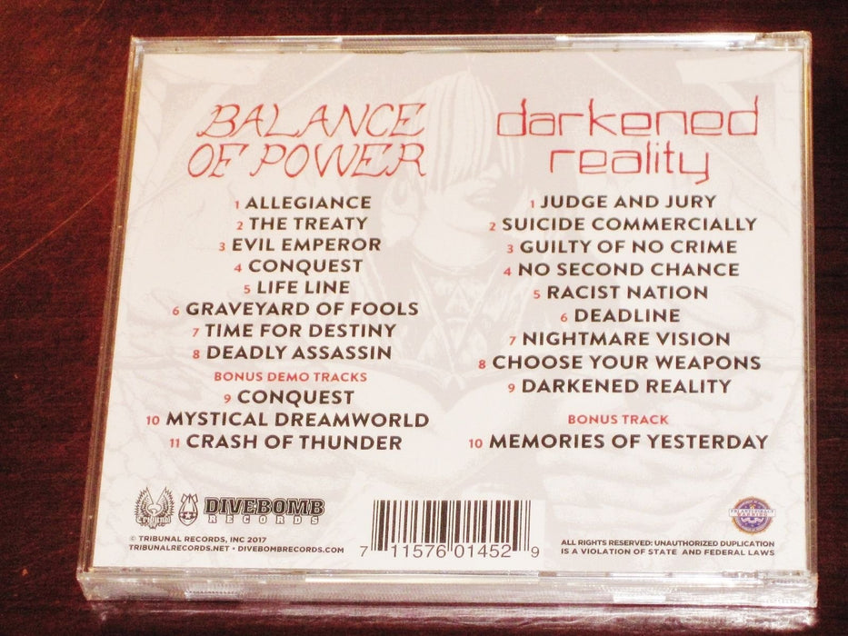 Arbitrater - Balance Of Power + Darkened Reality (2 Cd);