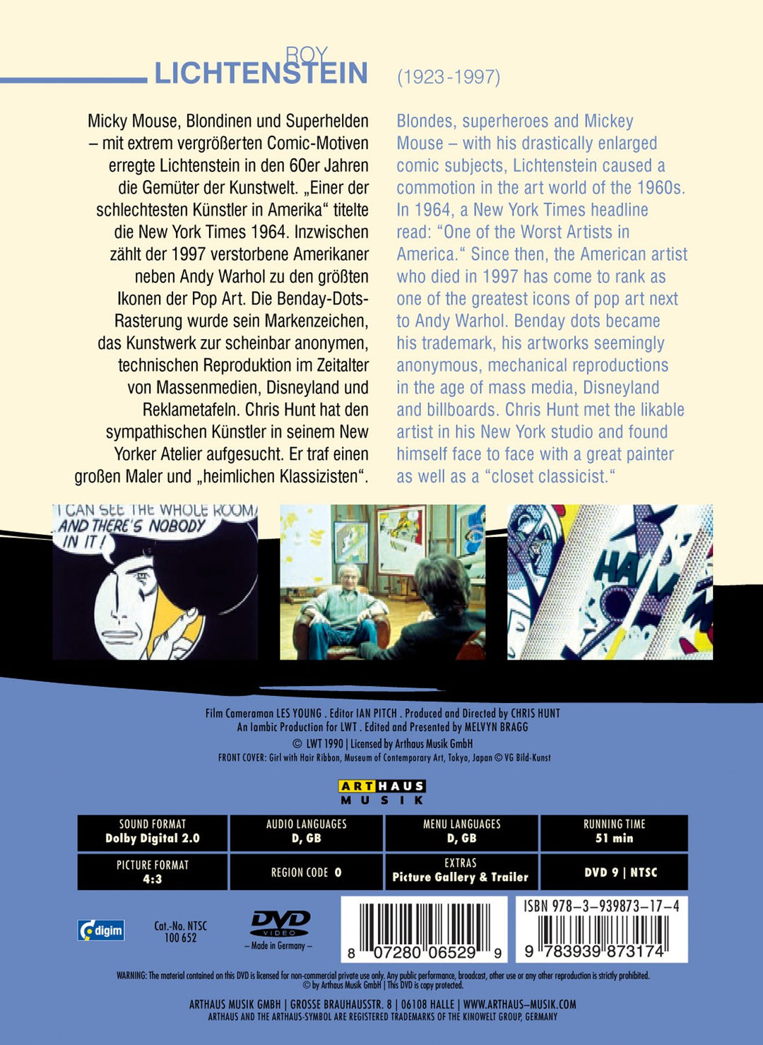 Roy Lichtenstein: Art Documentary [Edizione: Regno Unito];