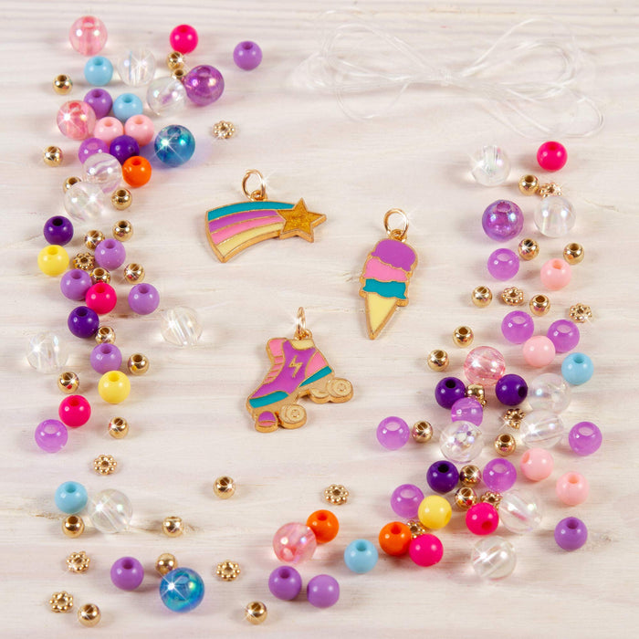 Make It Real: Rainbow Pearl Bracelets;