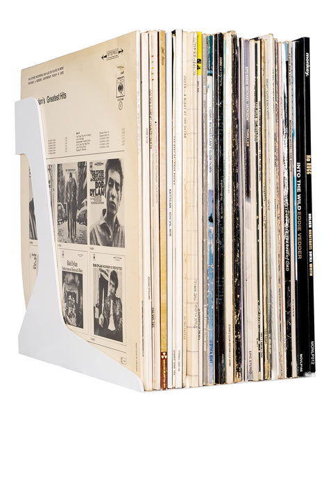 Vinyl Accessories: Audio Anatomy - Music Protection - Stand - Rack Supporto Per Vinili Bianco