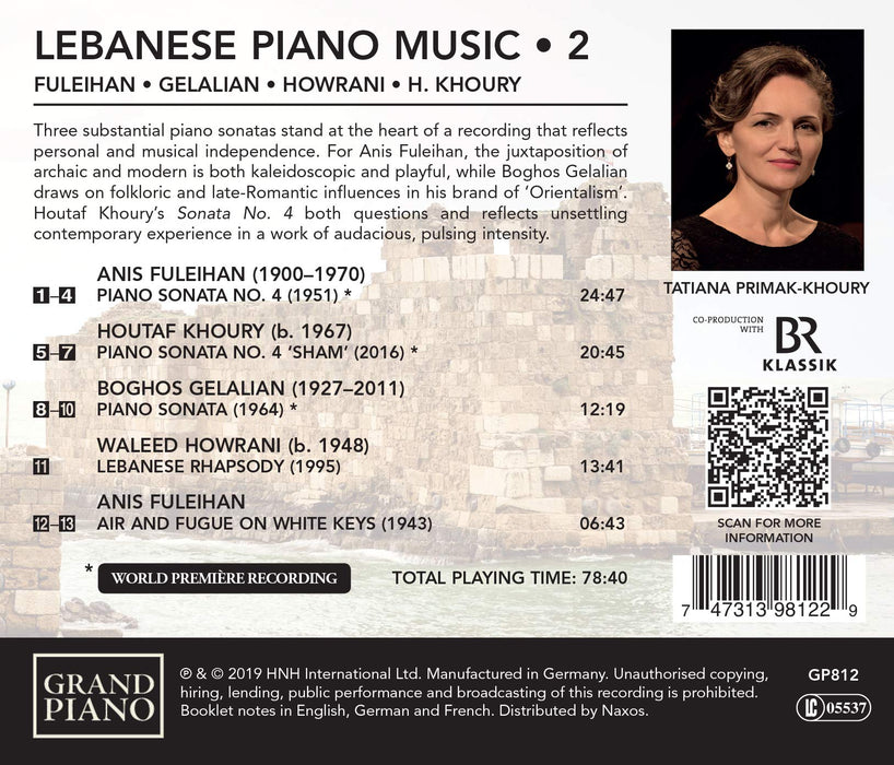 Tatiana Primak-Khoury - Lebanese Piano Music 2: Fuleihan/Gelalian/Howrani/Khoury;