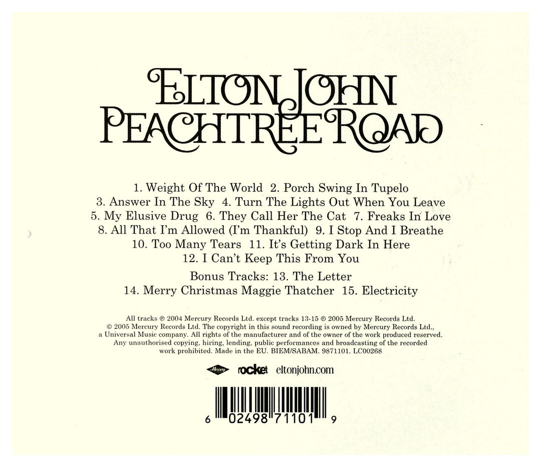 Elton John - Peachtree Road;