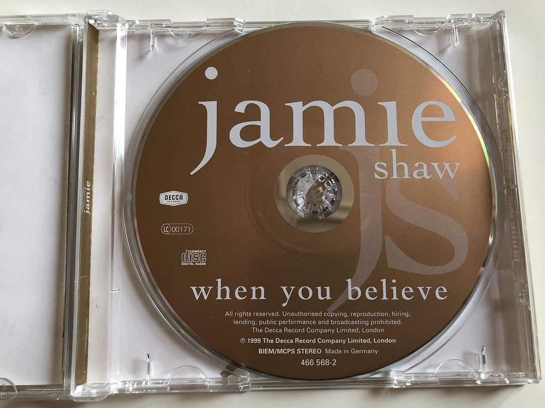 Jamie Shaw - When You Believe;