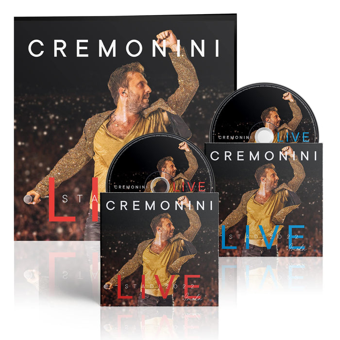 Cesare Cremonini - Cremonini Live: Stadi 2022+Imola (2 CDs+ 48 page photo book);