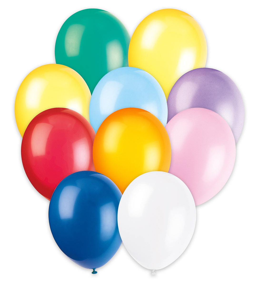 Unique Party: 10Ct 12'' Std Assortd Balloons;