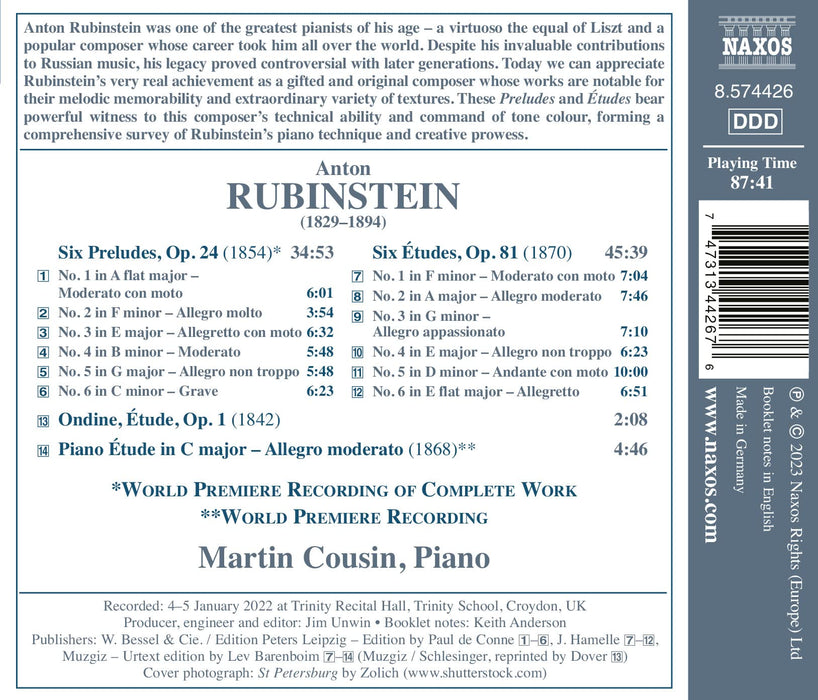 Anton Rubinstein - Preludes And +ëtudes;