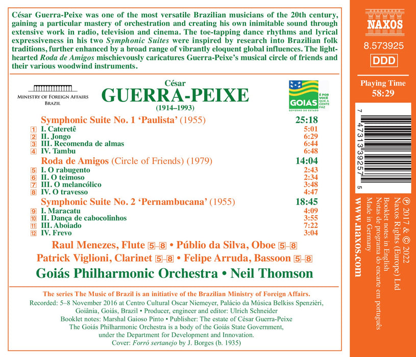 Cesar Guerra-Peixe - Symphonic Suites Nos. 1 & 2;