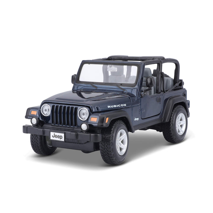 Maisto: Jeep Wrangler Rubicon 1:24 (Blu / Cachi);