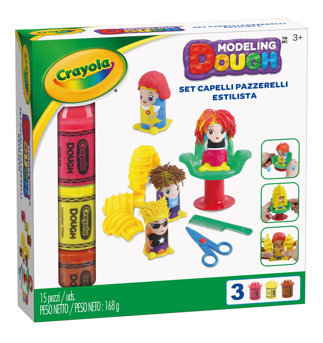 Crayola: Pasta Da Modellare - Set Capelli Pazzerelli;