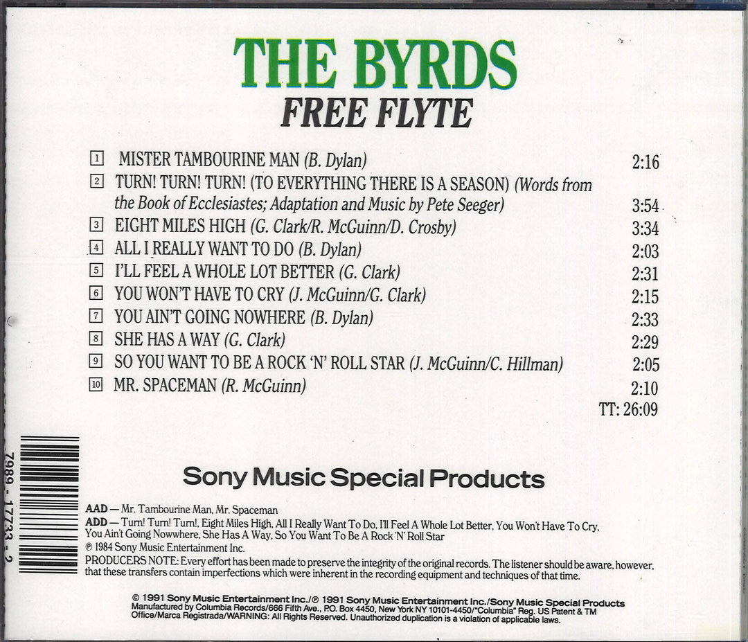 Byrds - Free Flyte;